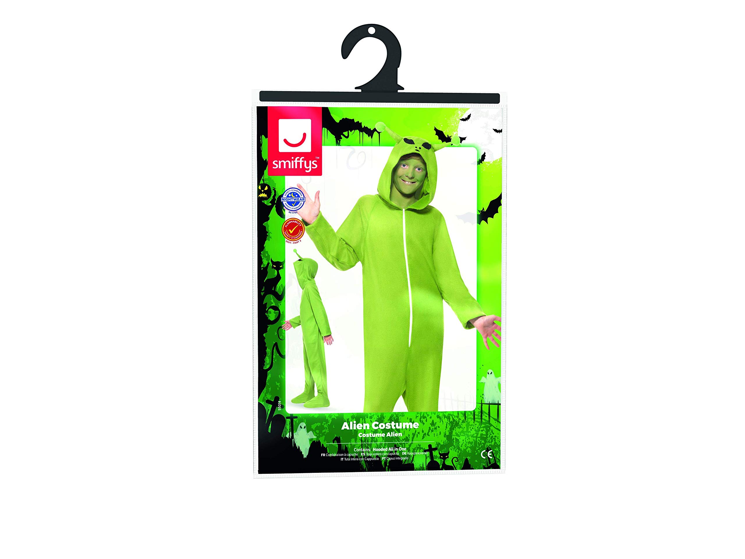 Kids Green Alien Costume - Image 9