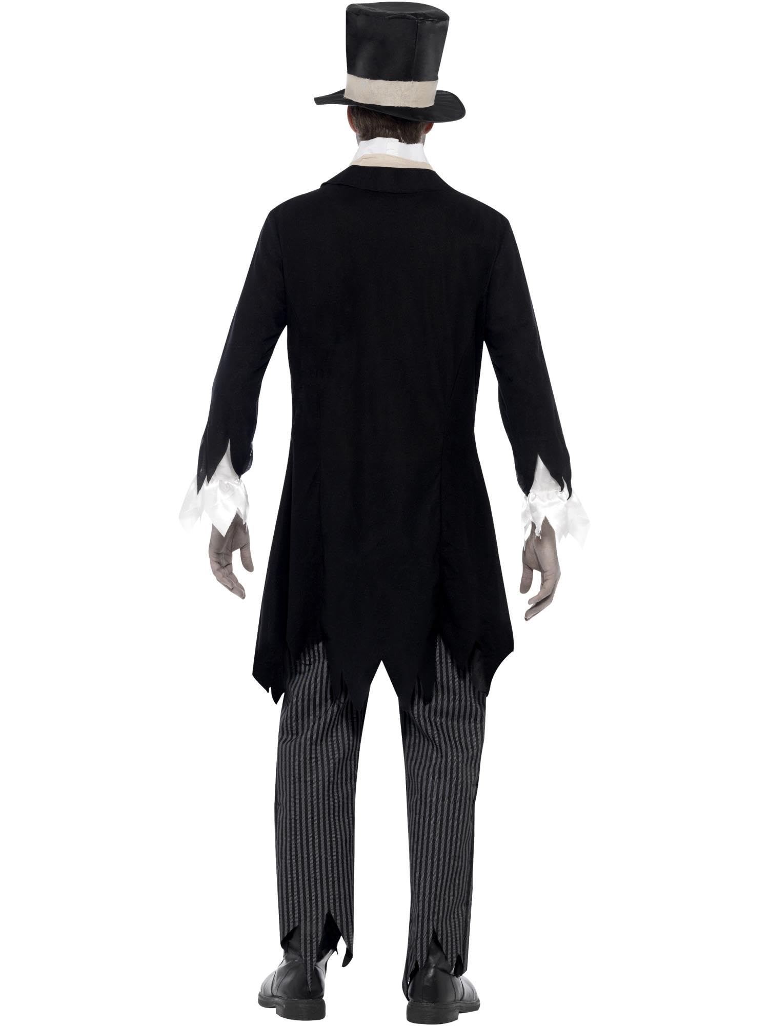 Mens Till Death Do Us Part Zombie Groom Halloween Outfit - Image 3