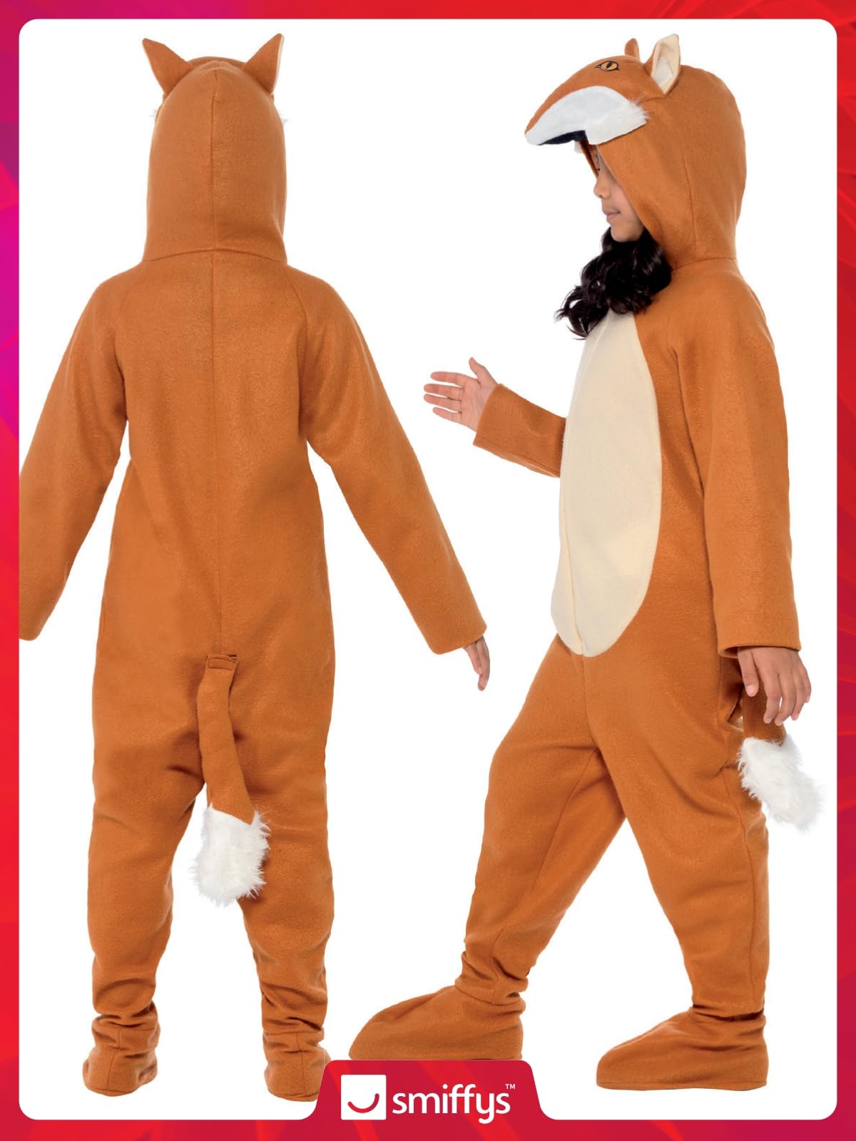 Smiffy's Children's Unisex All in One Fox Costume - Image 6