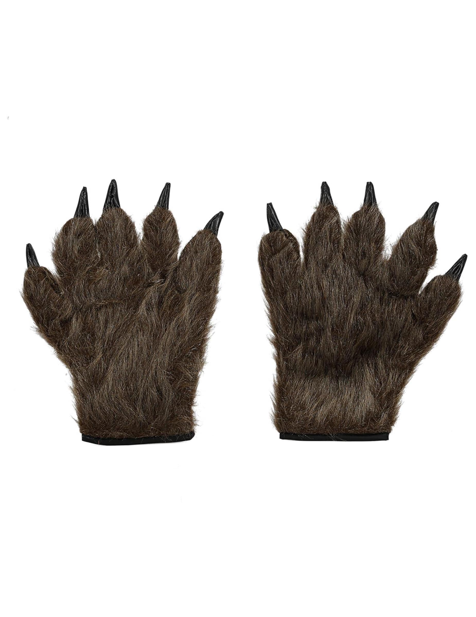 Smiffy's Men's Hairy Monster Hands In Display Pack - Image 3