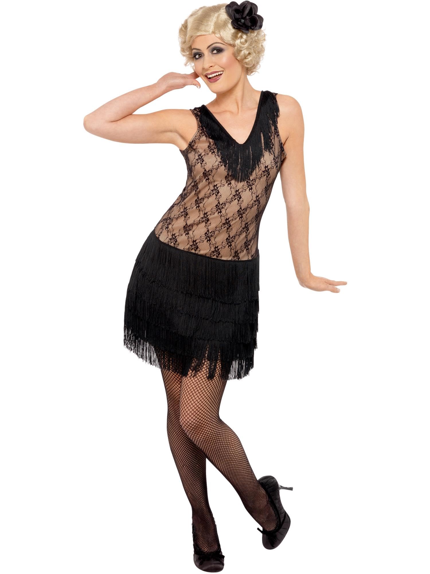 Smiffy's Women's All That Jazz Costume Dress and Hair Piece - Image 5