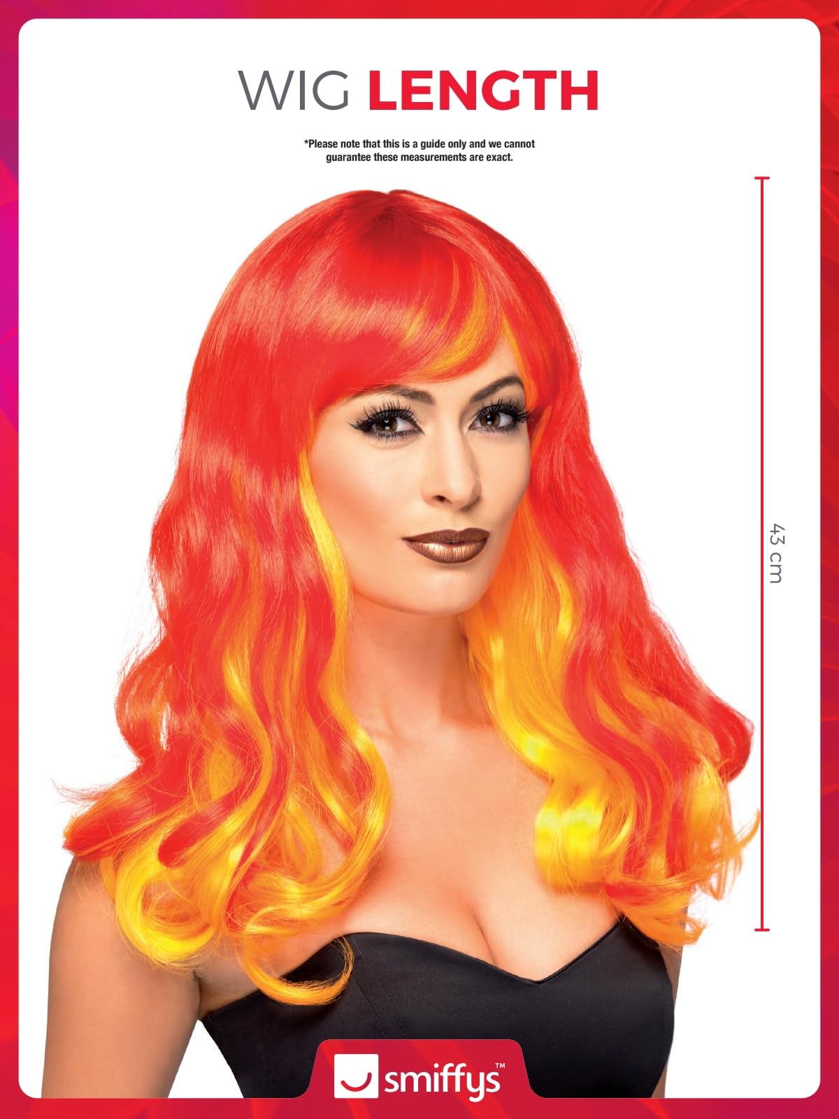 Smiffy's Women's Ombre Wig Midnight Siren - Image 5