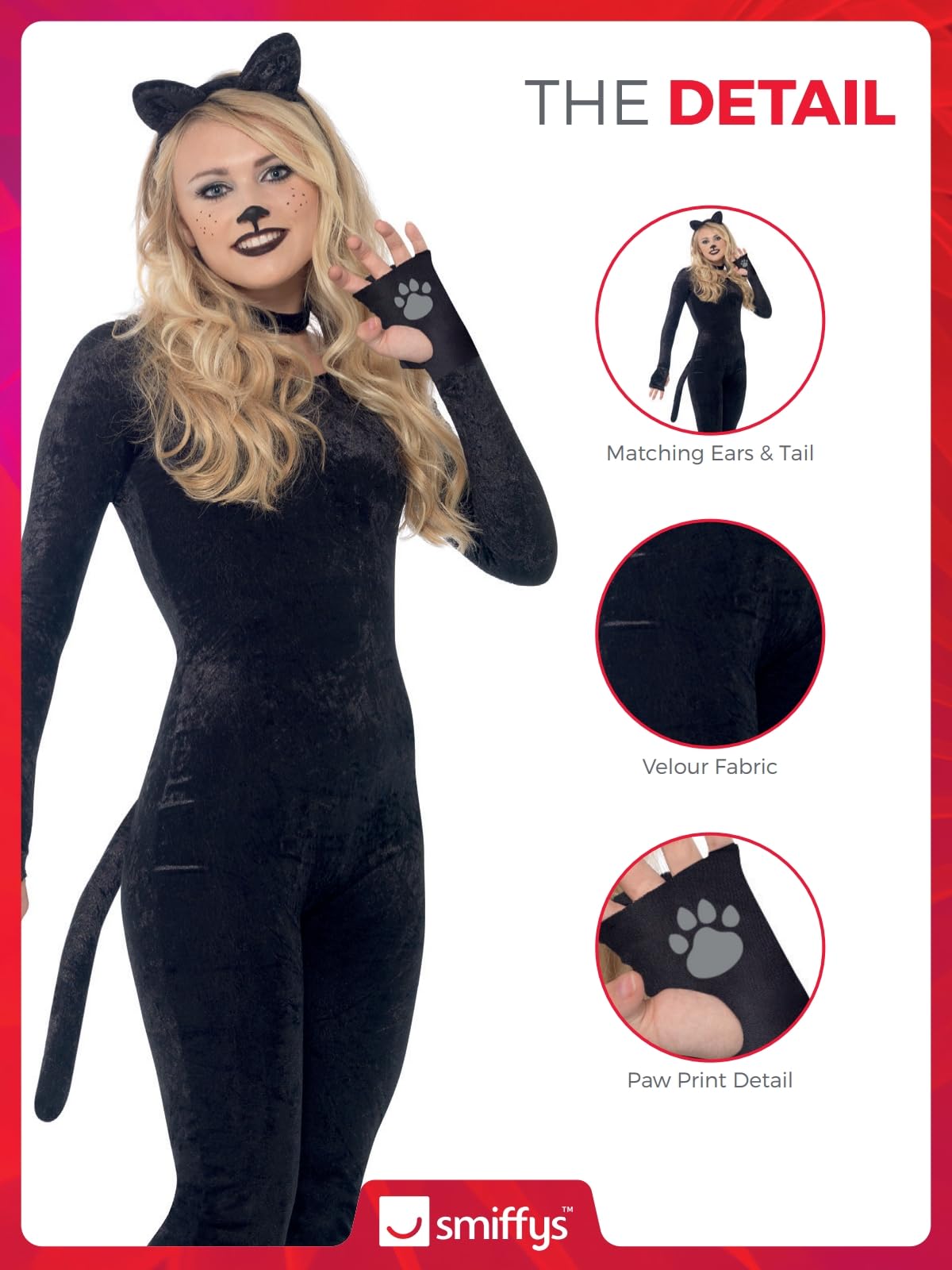 Smiffy's Women's Teen Cat Costume - Image 5