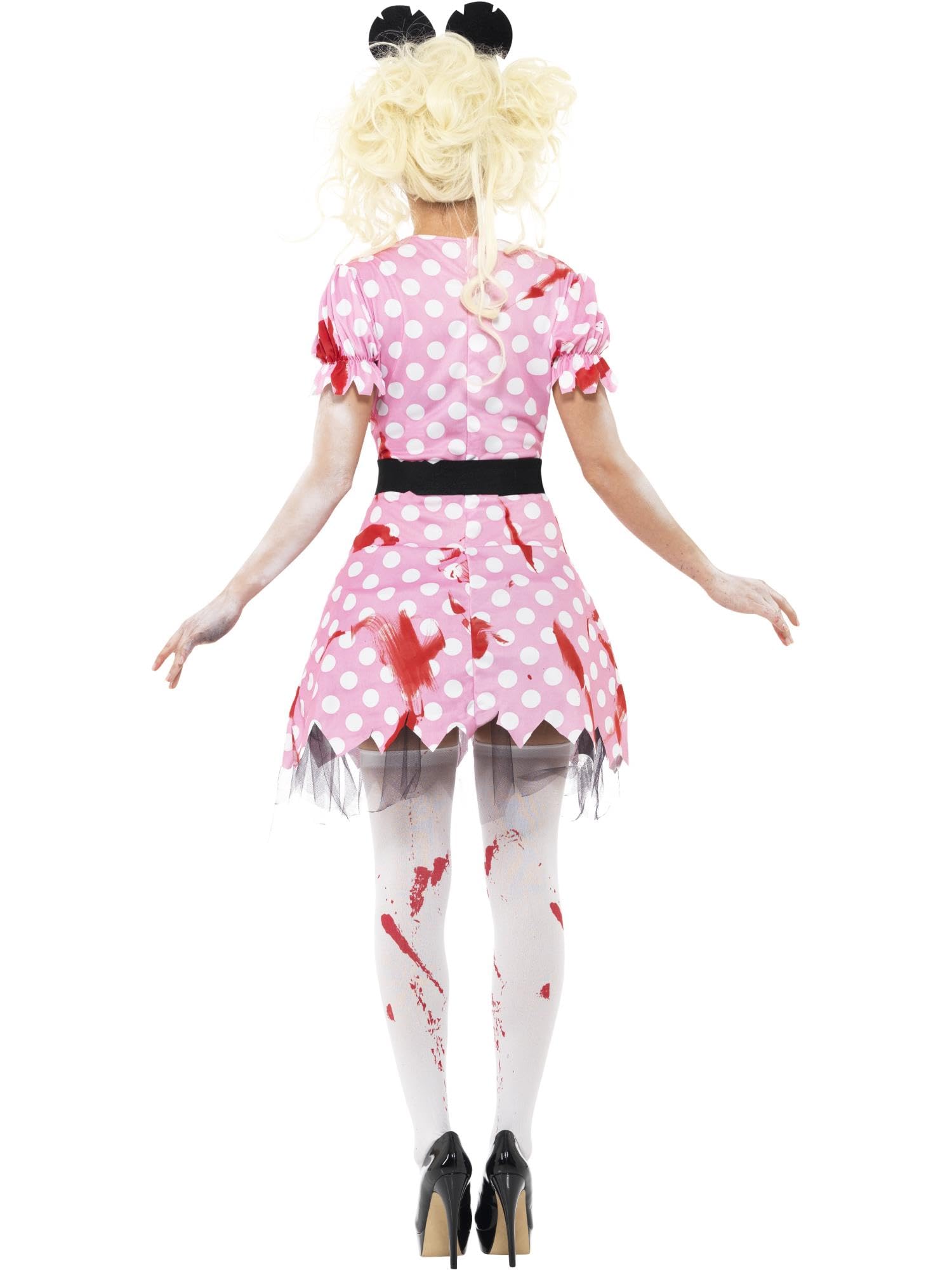 Smiffy's Women's Zombie Rodent Costume with Dress Belt and Headband - Image 3