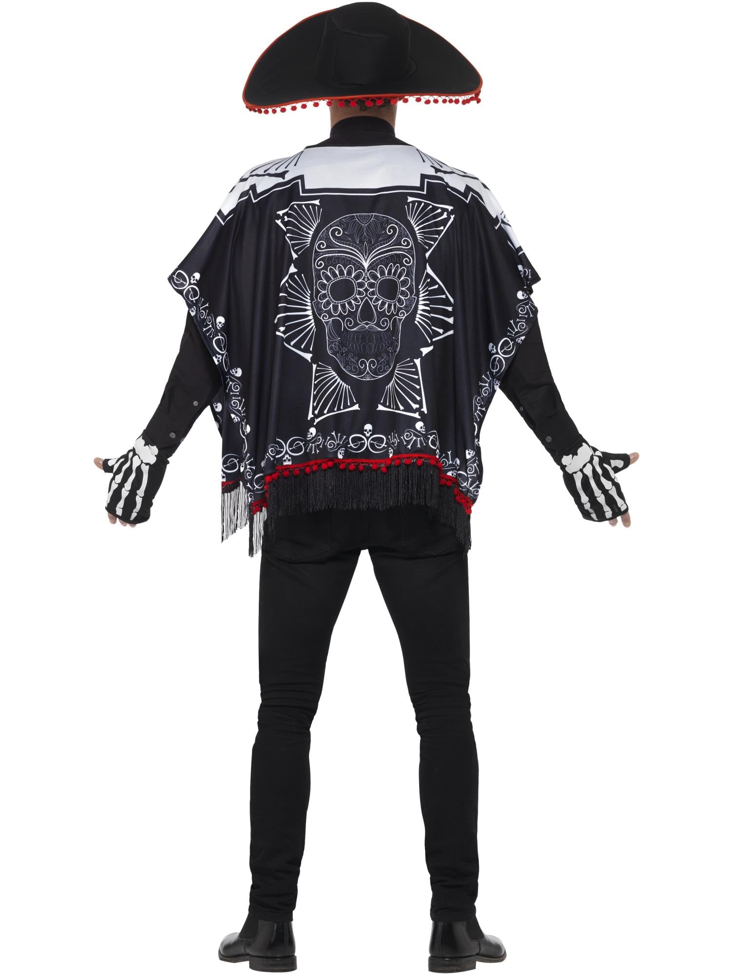 Smiffys - 41587 - Day of the Dead Bandit Costume - One Size - Image 3