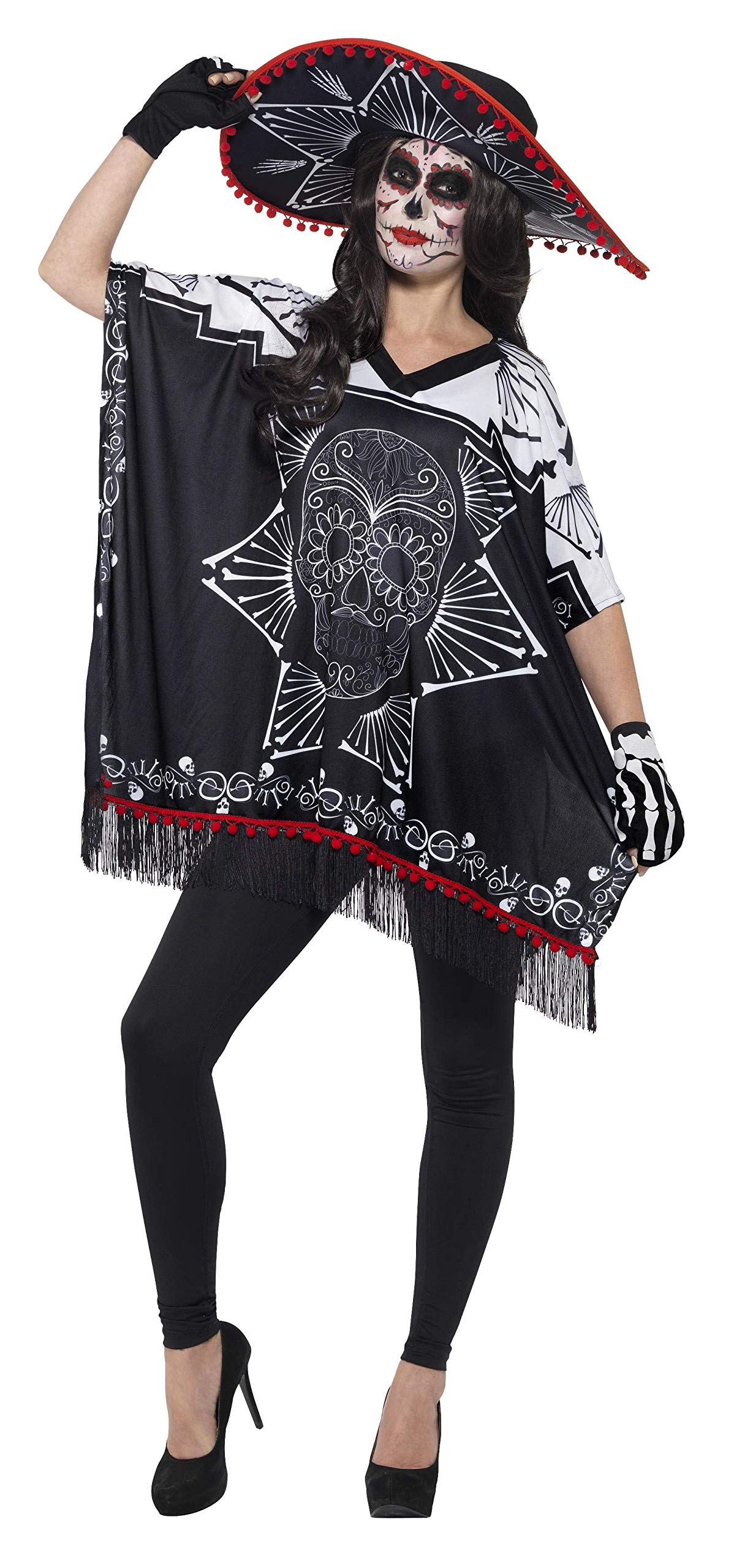 Smiffys - 41587 - Day of the Dead Bandit Costume - One Size - Image 4