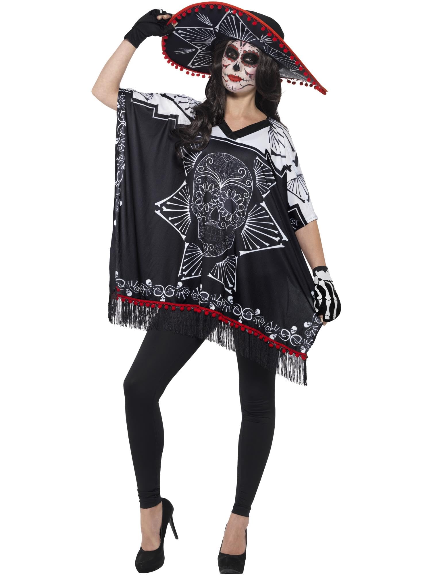 Smiffys - 41587 - Day of the Dead Bandit Costume - One Size - Image 5