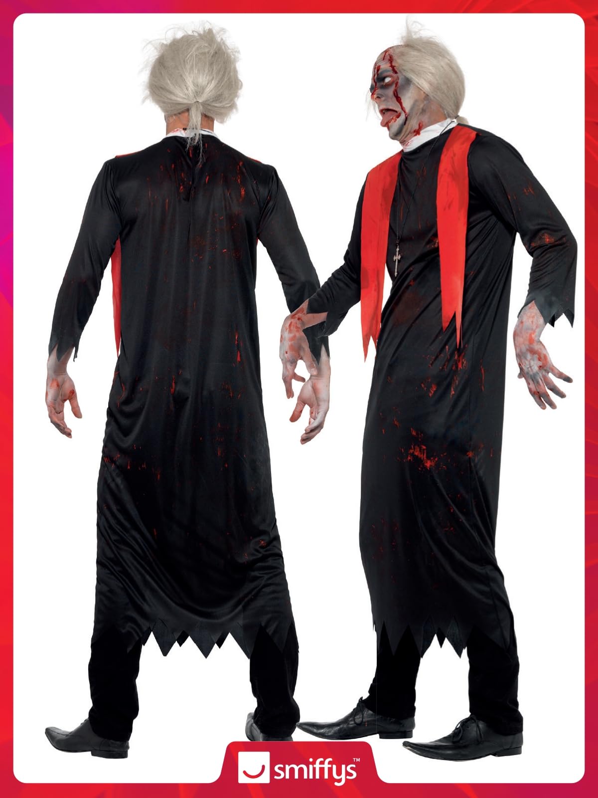 Smiffys - 45526 - Zombie High Priest Coustme - Large / XL - 42" / 48" - Image 6