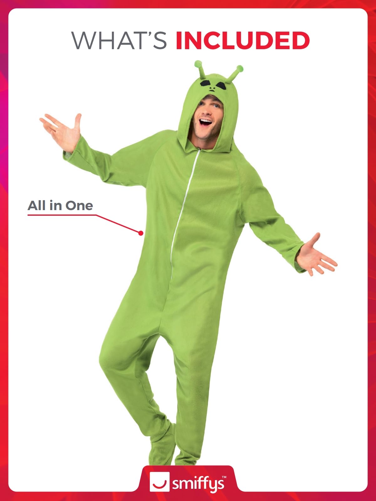 Smiffys Alien Costume - Image 4