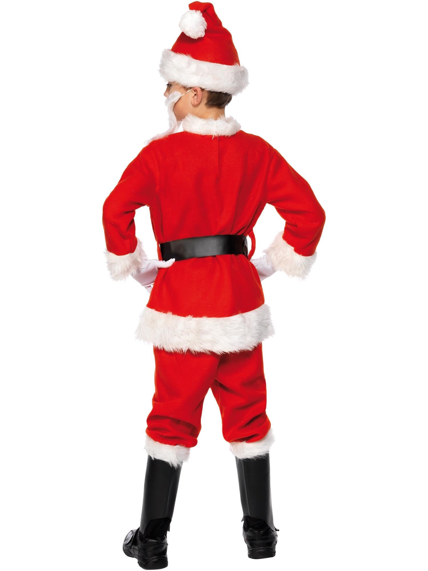 Smiffys Boys' Deluxe Santa Costume & Beard - Image 3
