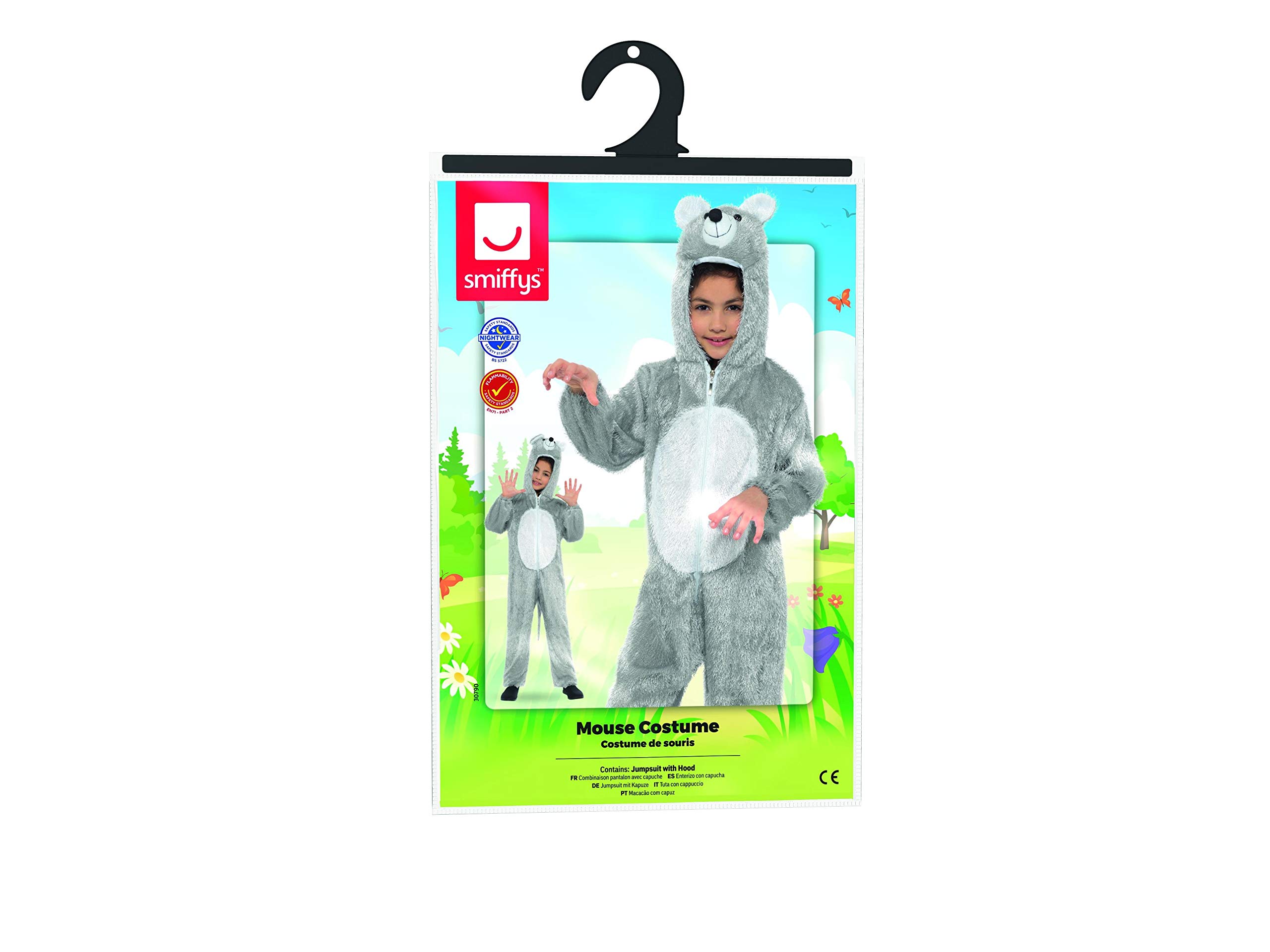 Smiffys Mouse Costume, Medium, Grey, Medium - Image 9