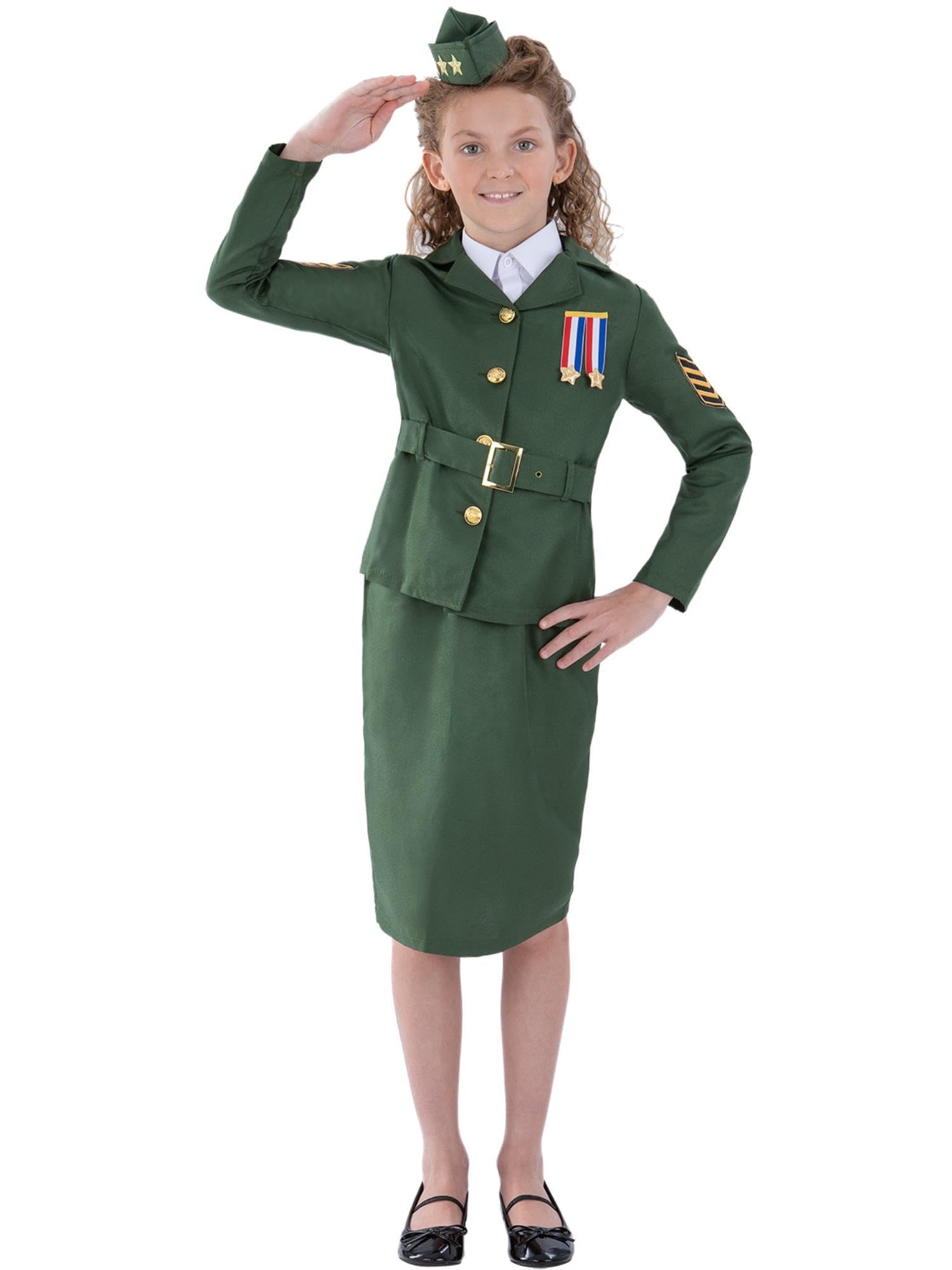 Smiffys Ww2 Army Girl Costume - Image 5
